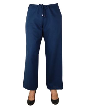 Pantalone in lino Virginia Blu' DORA