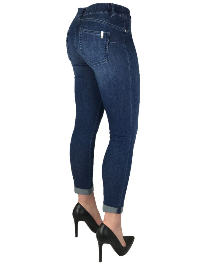 Shop online Jeans 5 Pockets a prezzi bassi Jeans sopra la caviglia Virginia Blu LORETTA La Bottega di Corona